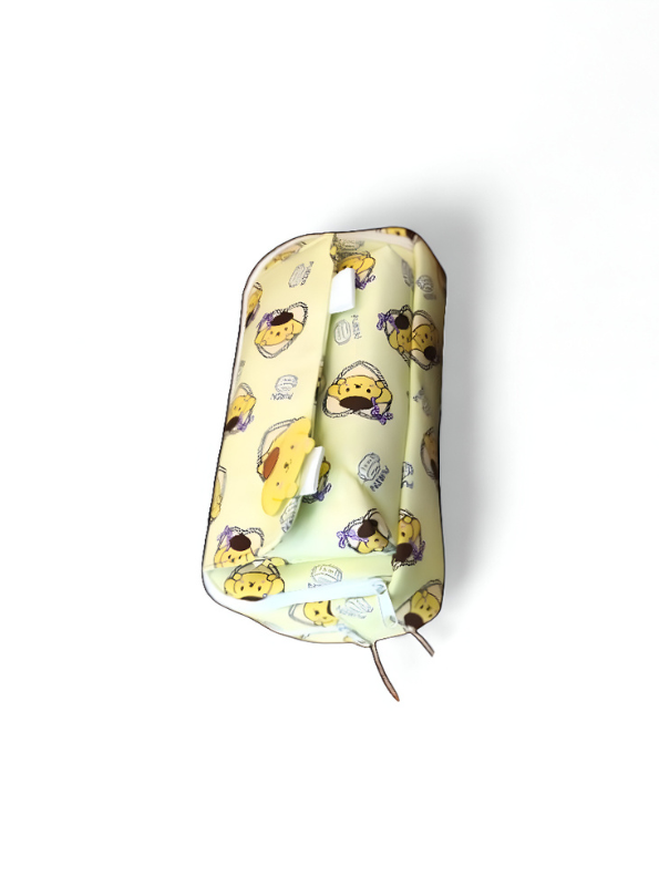 Yellow - Sanrio Inspired Pencil Pouch | Cute Kuromi, My Melody & Pompompurin Style Pen Bags | Kawaii Stationery Organizer Gift NOVHBC-188960.
