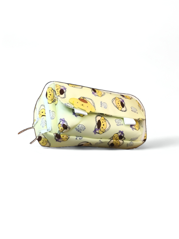 Yellow - Sanrio Inspired Pencil Pouch | Cute Kuromi, My Melody & Pompompurin Style Pen Bags | Kawaii Stationery Organizer Gift NOVHBC-188960.