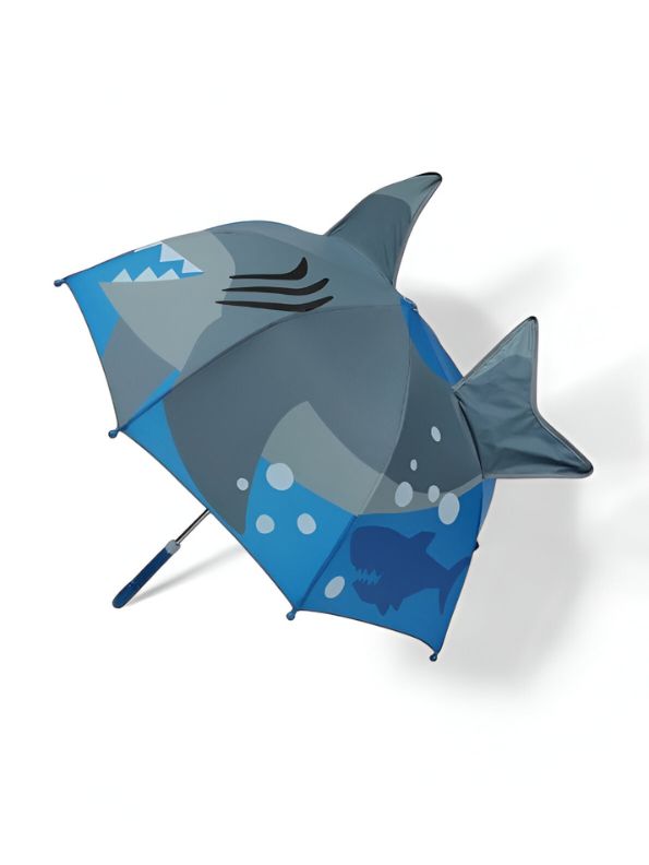 Sharko Kids Umbrella – 47cm Cute Shark Design, Lightweight & Safe for Children NOV9696.