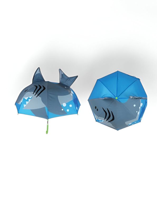 Sharko Kids Umbrella - 47cm Cute Shark Design, Lightweight & Safe for Children NOV9696.