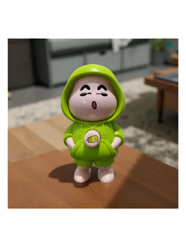 Shinchan Keychain - Face-Changing Figure with Hooded Design for Bags, Backpacks & Keys NOVHBC-188132.