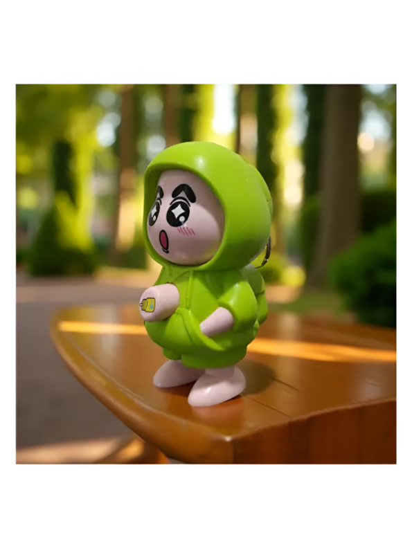 Shinchan Keychain - Face-Changing Figure with Hooded Design for Bags, Backpacks & Keys NOVHBC-188132.