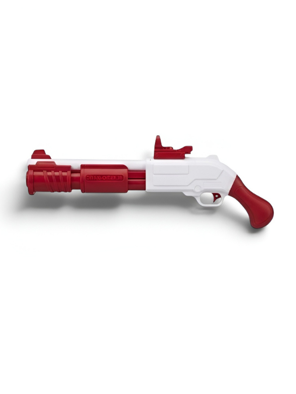 Shotgun Bubble Blaster Toy Gun Red LMI16594.