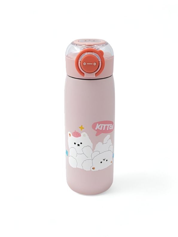 SipBuddy – 470ml Cute Printed Leak-Proof Bottle for Kids & Adults NOV11406.