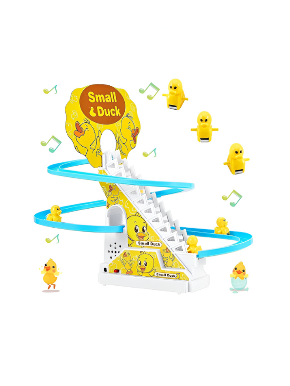 Small Duck Racing Track Toy for Kids | Duck Slide with Music & LED Lights | Fun Interactive Gift for Toddlers LMI15329.