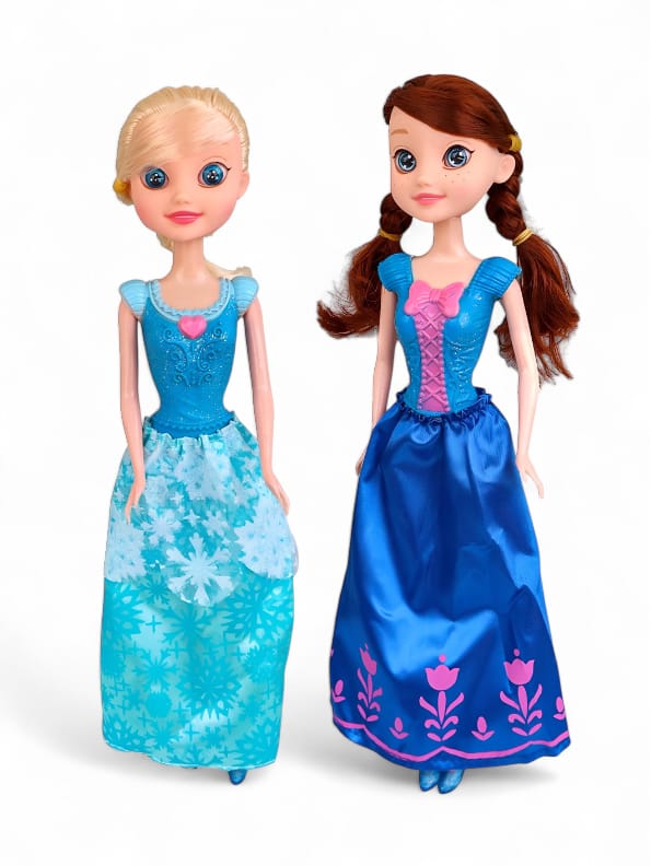 Snow Princess Doll Set of 2 – Elegant Toy Gift for Kids LMI13643