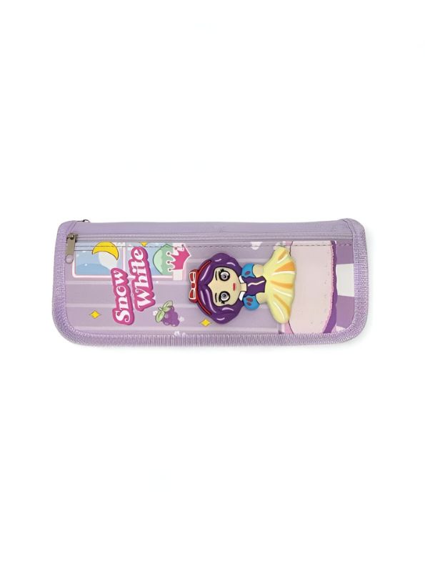 Snowlet – Snow White Squishy Pouch for Kids with Double Chain | Cute & Durable Bag for Girls | Blister Card Packing | NOV6641.