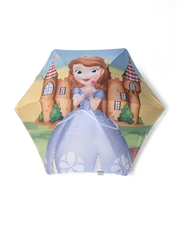 Sofia Princess Kids Umbrella - 50cm Cute & Colorful Rain Protection for Girls NOV9695.