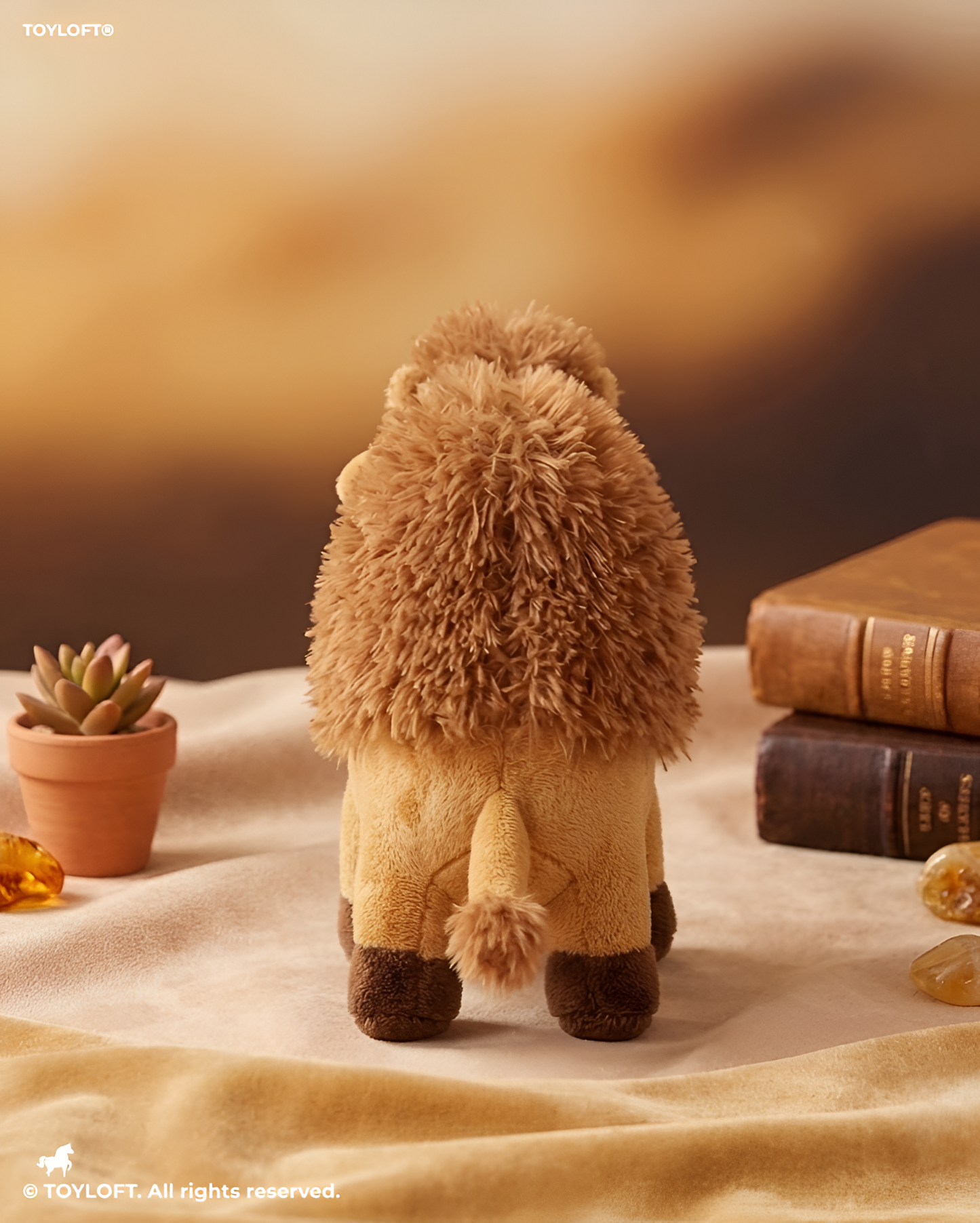 Soft Camel Stuffed Plush Toy – Realistic Desert Animal Toy Brown ST14018.