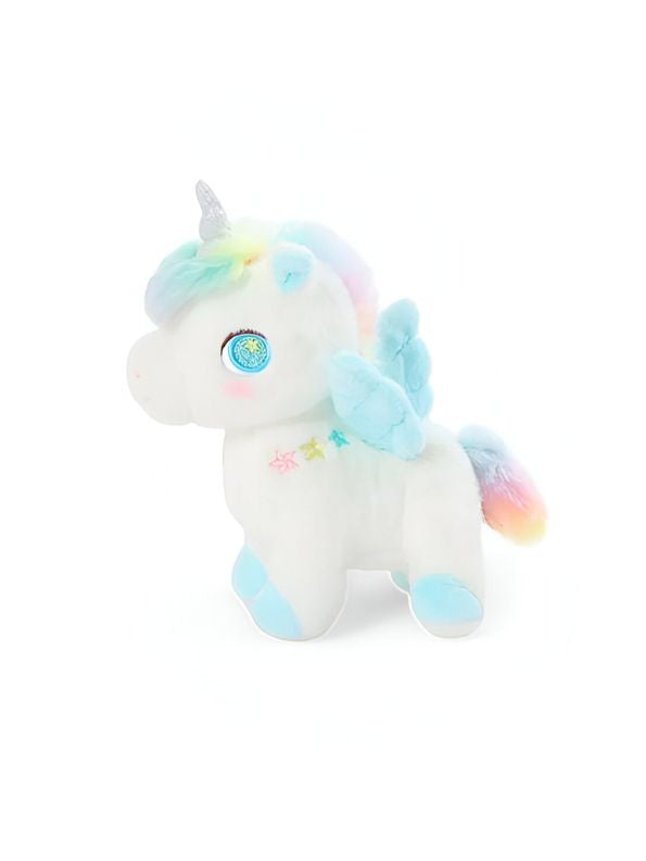 Blue - Soft Unicorn Flying Horse Plush Toy – Adorable & Cuddly Stuffed Animal Gift - MS14563.