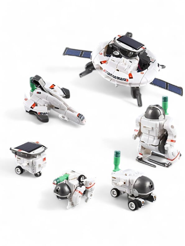 Solar Robot Kit Toy for Kids - DIY STEM Educational Building Set with Solar Power TV3068