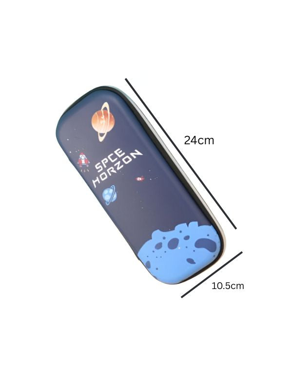 SpaceHorizon – Space Theme Pouch for Kids | Single Chain Galaxy & Rocket Design | Ideal for School & Gifting NOV5168.