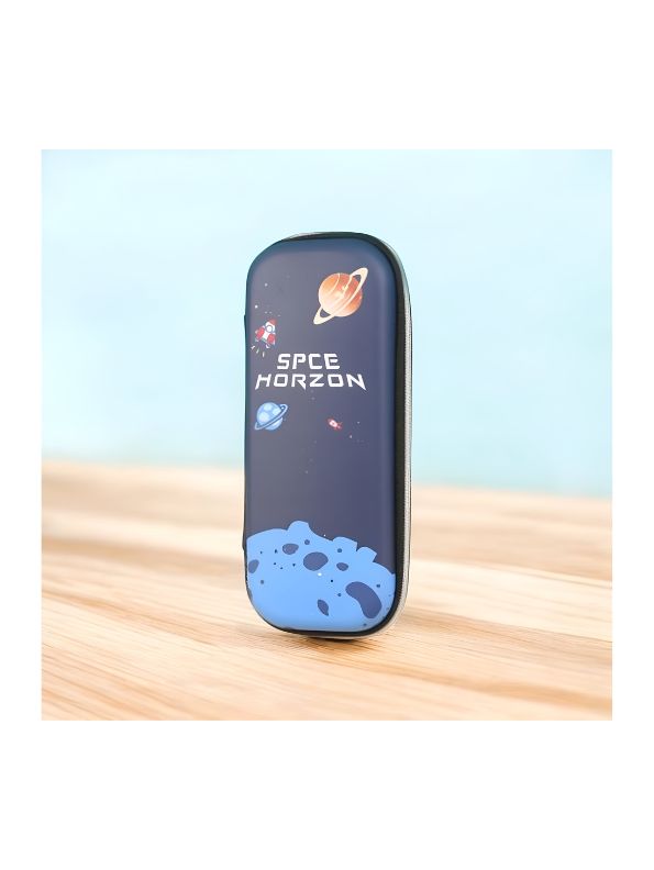 SpaceHorizon – Space Theme Pouch for Kids | Single Chain Galaxy & Rocket Design | Ideal for School & Gifting NOV5168.