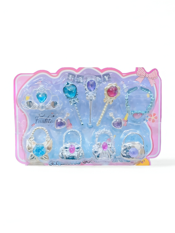 SparkleSet – Barbie Inspired Stylish Dress-Up Play with Makeup Kit & Fashion Accessories for Girls | Creative Pretend Toy Gift for Kids LMI12839.