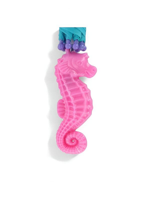 SparkleSplash Mermaid Umbrella for Kids – 47cm Pastel Rain Umbrella for Toddlers & Little Girls NOV9696.