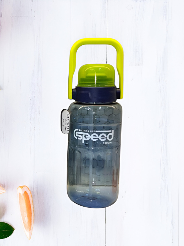 Blue - Speed 1500ML Water Bottle with Straw | Portable & Leakproof Gym Bottle | Large Capacity BPA-Free Hydration Gift NOVGBT-50583.