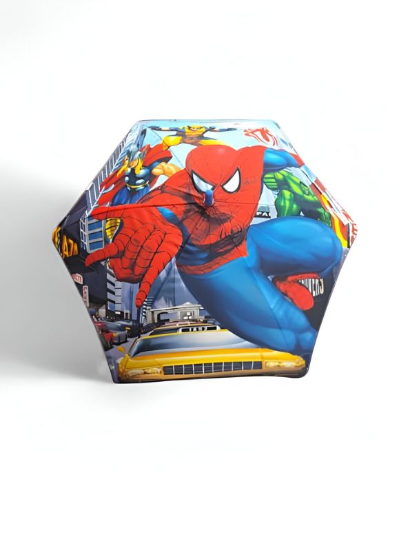 Spider-Man Umbrella for Kids – 50cm Fun & Durable Rain Umbrella for Boys & Girls | Marvel Superhero Design NOV9695.