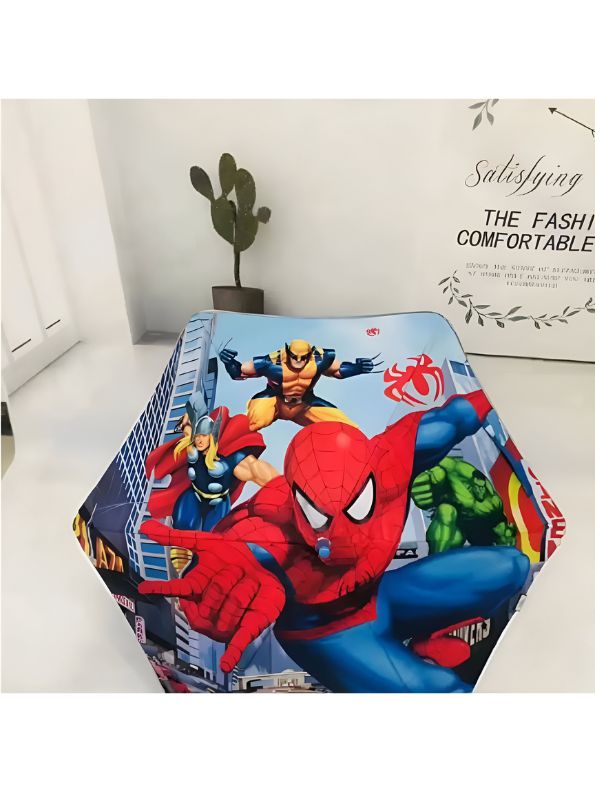 Spider-Man Umbrella for Kids – 50cm Fun & Durable Rain Umbrella for Boys & Girls | Marvel Superhero Design NOV9695.