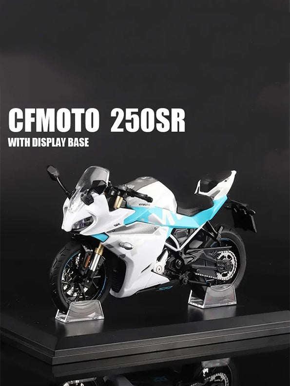 CFMoto 250SR Diecast Motorcycle Model – Scale 1:12 - With Display Base And Acrylic Box - Toyloft