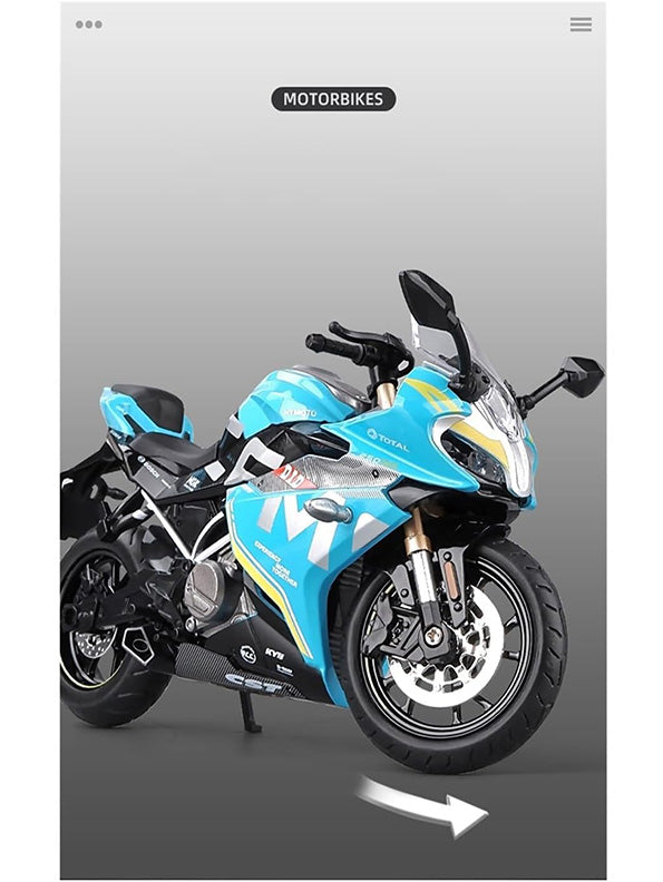 CFMoto 250SR Diecast Motorcycle Model – Scale 1:12 - With Display Base And Acrylic Box - Toyloft
