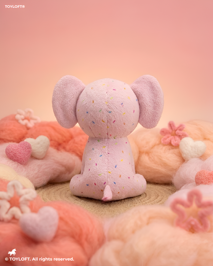 Sprinkles the Elephant Plush | Pink 7-Inch Soft Stuffed Animal ST16790