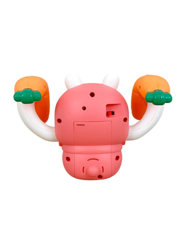 Stunt Pets Voice-Controlled Tumble Bunny – Interactive Rolling & Flipping Musical Toy Pink LMI13971.