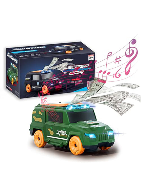 Green Super Cash Spew Car Toy for Kids - Fun & Interactive | MS-O-24 - Toyloft