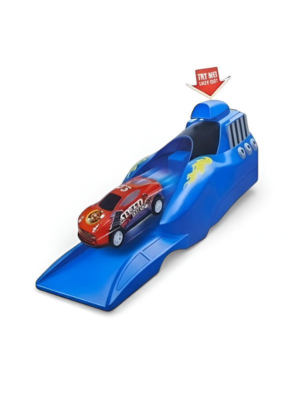 Super Mario-Inspired Toy Racing Car Set with Launcher Ramp TV2226.