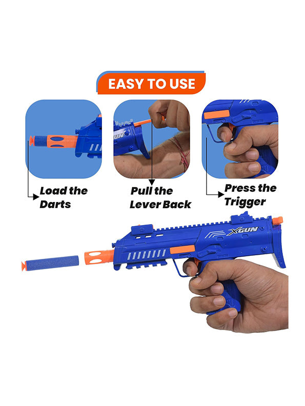 Super Shot 10X Soft Bullets Dart - Blue (FY-26) - Toyloft