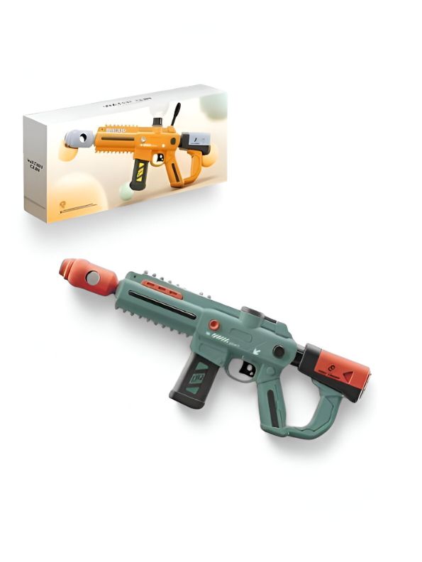 Green - Super Soaker Electric Water Gun – Outdoor Summer Toy for Kids & Adults | High-Pressure Shooting Range, Big Plastic Blaster - MS14782.
