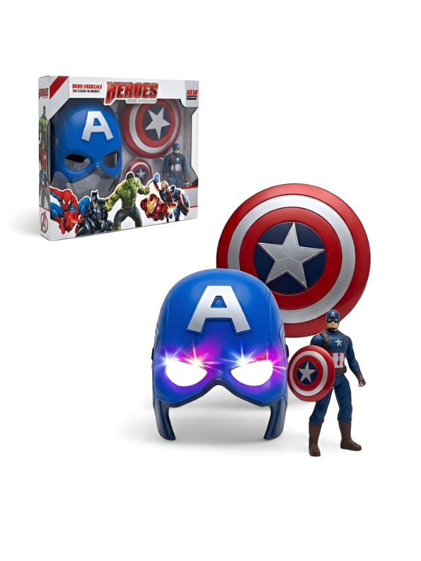 Superhero Captain America Action Toy Set TV4036.