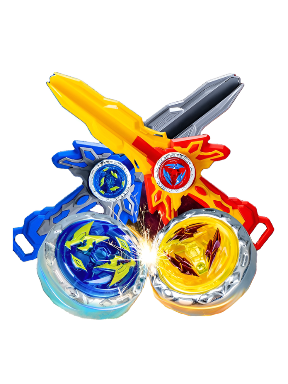 Supreme Sword Top Launcher & Battle Tops Blue NX16549.