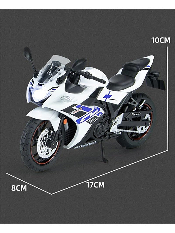 Suzuki GSX-250R Motorcycle 1:24 Scale Diecast Model - White Metal Collectible | TV-O-24 - Toyloft