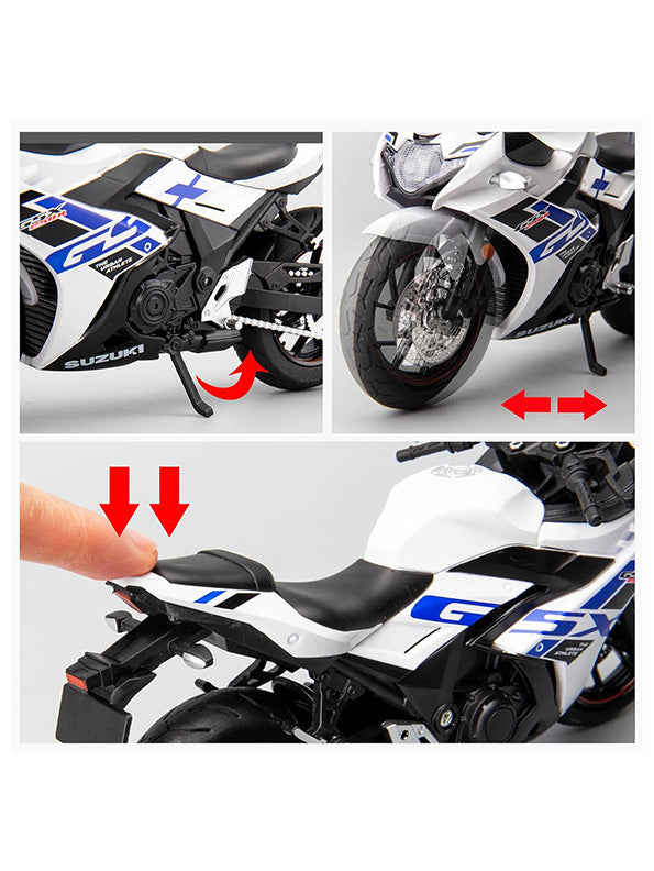 Suzuki GSX-250R Motorcycle 1:24 Scale Diecast Model - White Metal Collectible | TV-O-24 - Toyloft