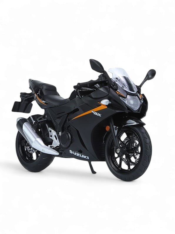 Black Suzuki GSX-250R Metal Model Diecast Bike - Scale 1:12 with Acrylic Transparent Box - TV-O-24 | - Toyloft
