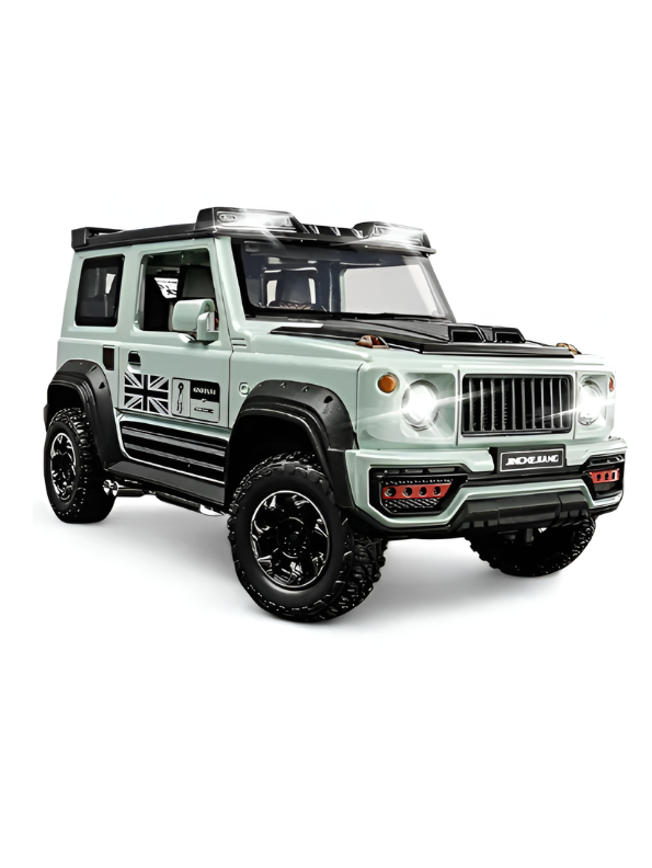 Suzuki Jimny 1:24 Scale Alloy Diecast Model Car with Dual Mist Spray Effect Green LMI15473.