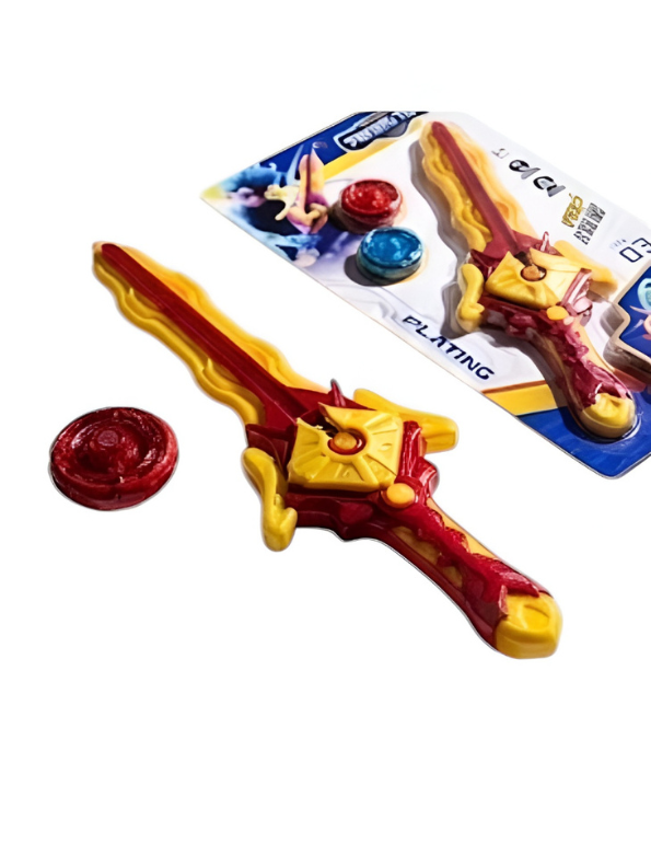 Sword Launcher Spinning Top Toy Red NX16549.