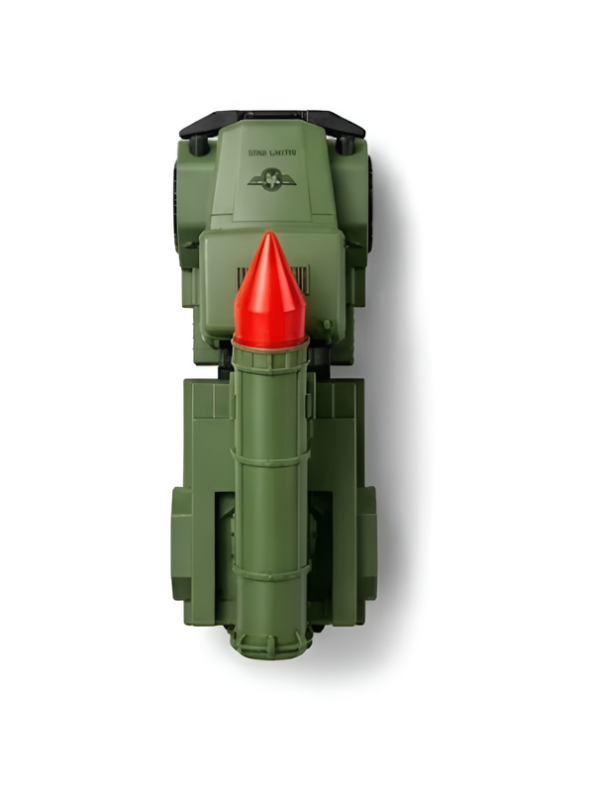 Tactical Missile Launcher Defense Truck Toy – Green Military Rocket Carrier Vehicle LMI15651