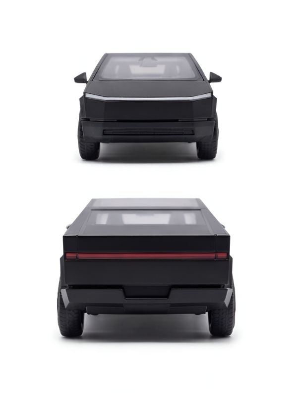 Tesla Cybertruck 1:32 Scale Die-Cast Model Car with Acrylic Display Case – Black Collectible MD31