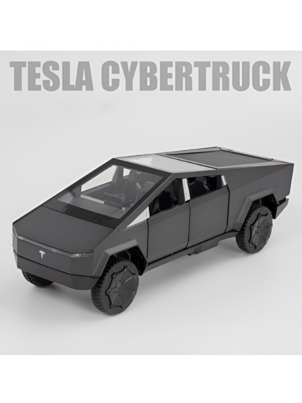 Tesla Cybertruck Diecast Model Car Scale 1:35 Silver LMI15622.