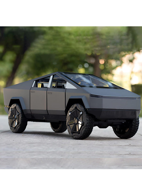 Tesla Cybertruck Model Diecast Car - Black Big Size - Toyloft