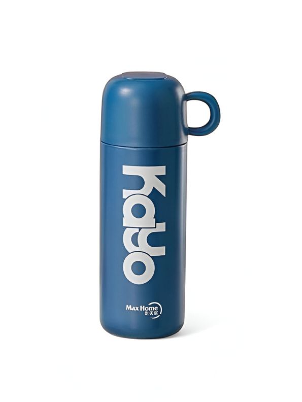 Thermosteel – 500ml Stainless Steel Thermos with Handle & Push Button Lid | Leak-Proof & Travel Friendly NOV8377.