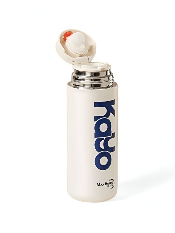 Thermosteel – 500ml Stainless Steel Thermos with Handle & Push Button Lid | Leak-Proof & Travel Friendly NOV8377.
