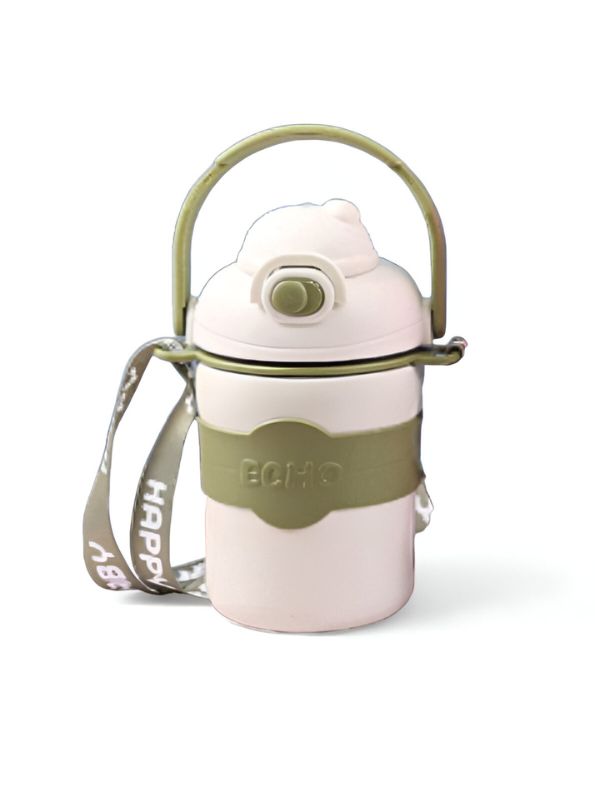 Green - ThirstMate – 850ml Stainless Steel Water Bottle with Neck Handle NOV3969.