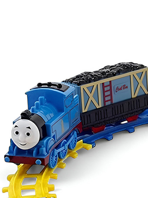 Thomas Cartoon Train Set for Kids 11 Pc Track Combo Fun Toy Train Set (TV-N-24)