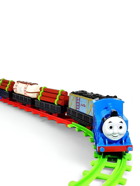 Thomas Cartoon Train Set for Kids - 11 Pc Track Combo | Fun Toy Train Set (TV-N-24)