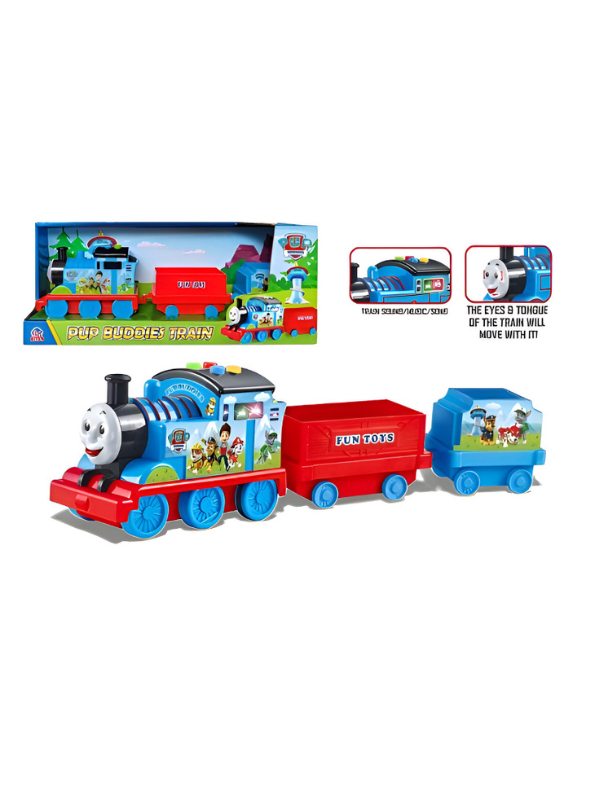Thomas Pup Buddies Train Toy with Sound and Music – Kids Cartoon Steam Engine Train NX15399.