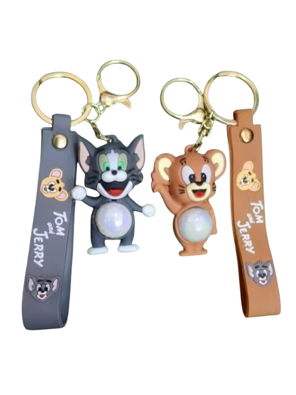 Tom Keychain with LED Light for Kids – Cute Cartoon Key Ring Toy Gift NOVHBC-1881216.