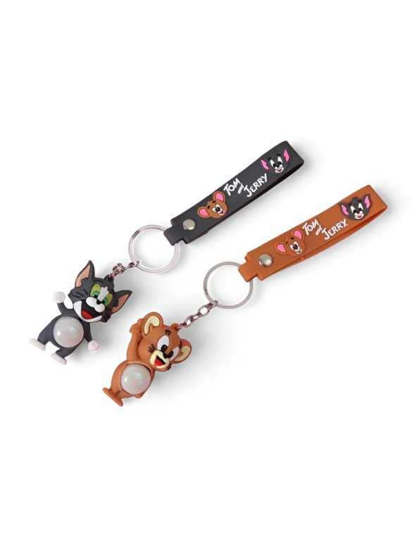 Tom Keychain with LED Light for Kids – Cute Cartoon Key Ring Toy Gift NOVHBC-1881216.