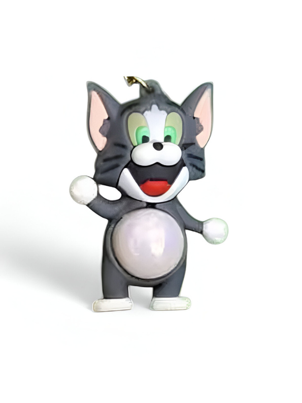 Tom Keychain with LED Light for Kids – Cute Cartoon Key Ring Toy Gift NOVHBC-1881216.